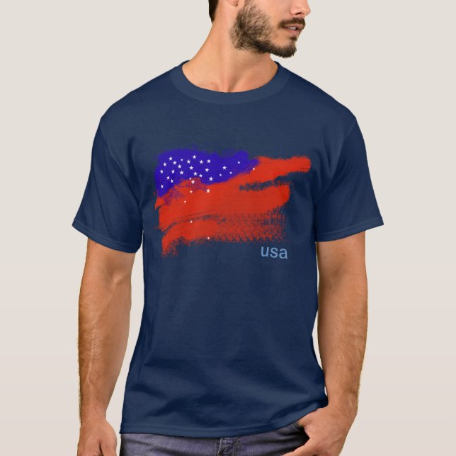 Amerika, förenade stater t-shirt (Framsida)