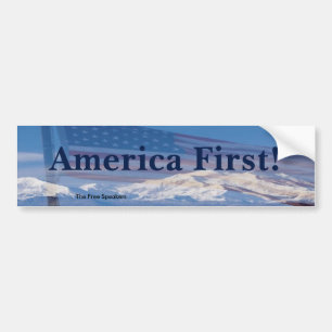Amerika först! bildekal