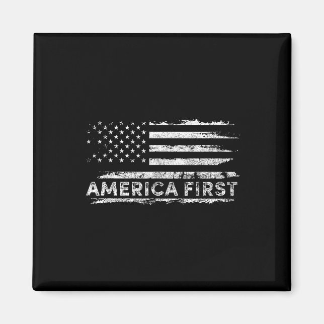 Amerika först, en ny dag, Donald Trump Magnet (Framsidan)