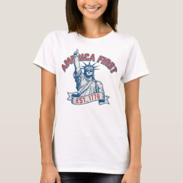 AMERIKA FÖRST - Est. 1776 T Shirt