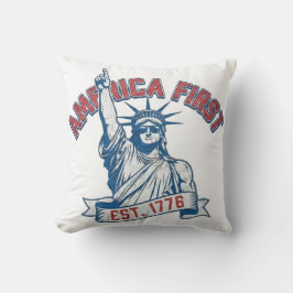 AMERIKA FÖRST - Grundad 1776 Kudde