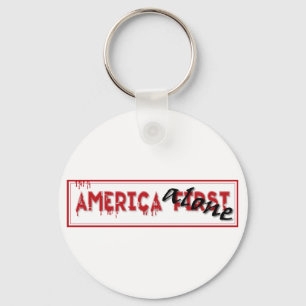 Amerika först...... nyckelring