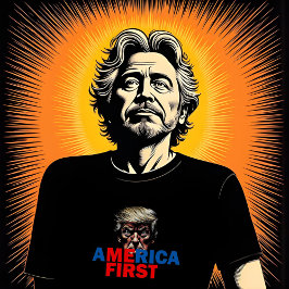 Amerika först t shirt