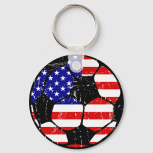 Amerika fotbollboll Keychain Nyckelring