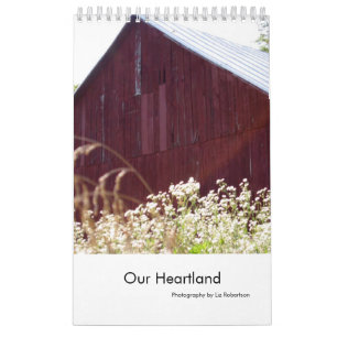 Amerika fotografi för Heartlandlantgård Kalender