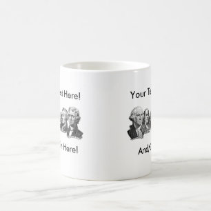 Amerika founding fathers kaffemugg