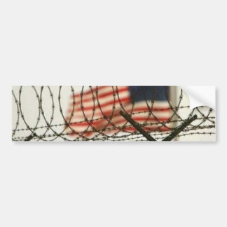 Amerika framtid - polisstaten - statligt fängelse bildekal