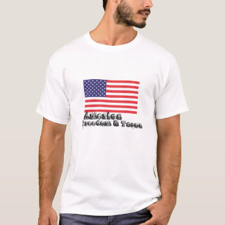Amerika, frihet & Tacos T-shirt