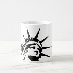 Amerika frihetsgudinnan kaffemugg