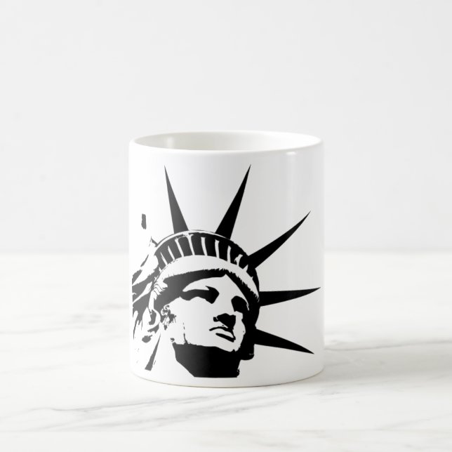 Amerika frihetsgudinnan kaffemugg (Center)