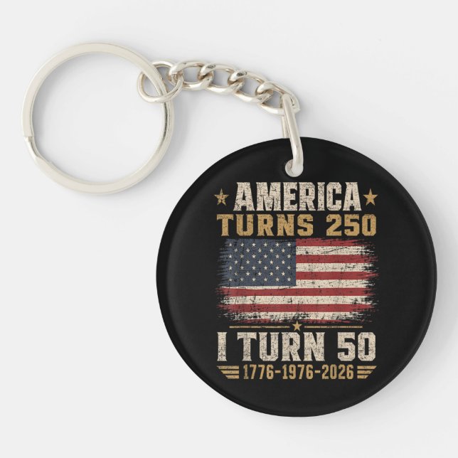 Amerika fyller 250 jag fyller 50 (Framsidan)
