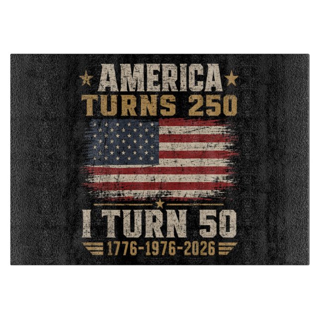 Amerika fyller 250 jag fyller 50 (Framsidan)