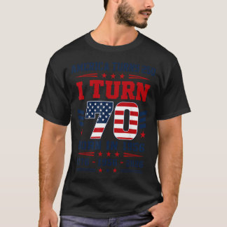 Amerika fyller 250 jag fyller 70 1956 70-årsdag t shirt