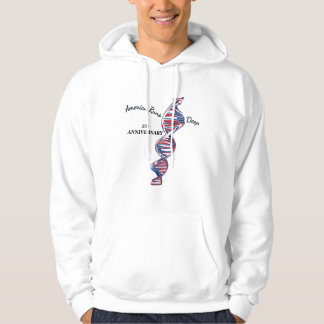Amerika går på djupet hoodie