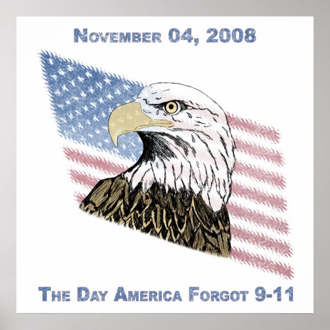 Amerika glömde 9-11 poster (Framsidan)