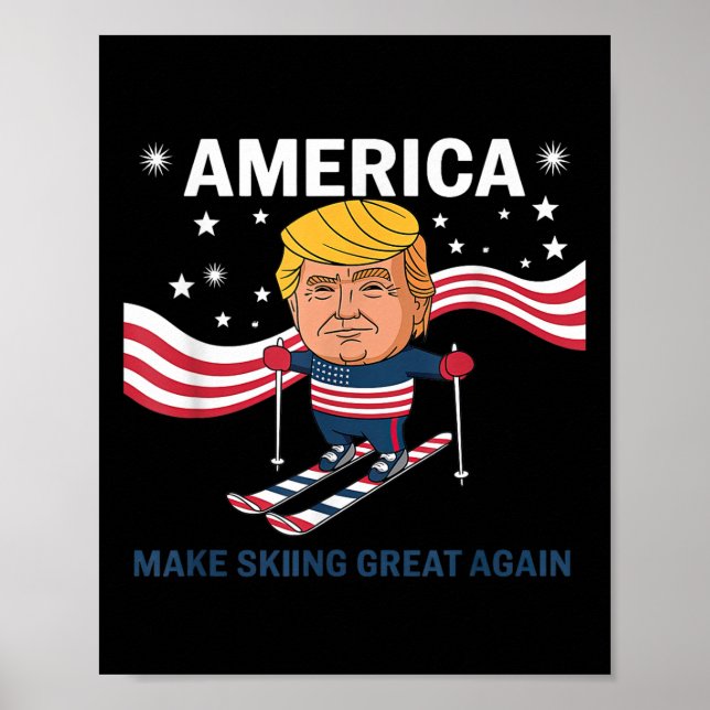 Amerika gör Underbar om Donald Trump Poster (Framsidan)