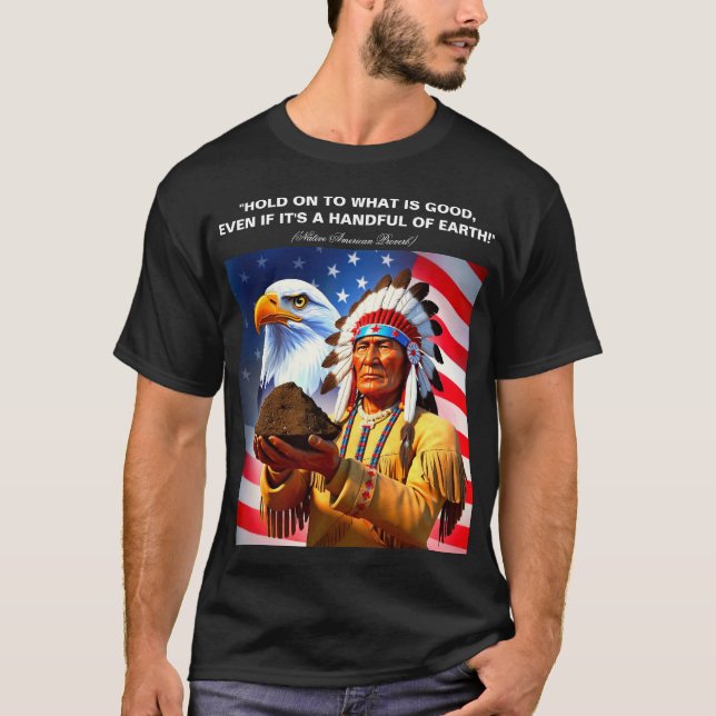 AMERIKA - håll er till vad som är bra! T Shirt (Framsida)