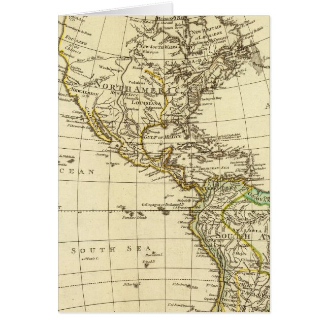 Amerika Hälsningskort (Framsidan)