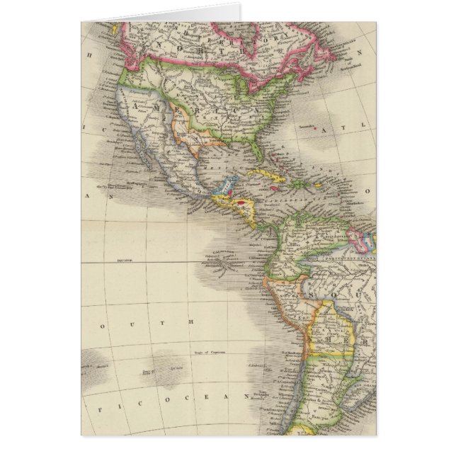 Amerika Hälsningskort (Framsidan)