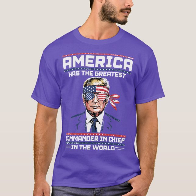 Amerika har den Underbarare befälhavaren i Chef (2 T Shirt (Framsida)