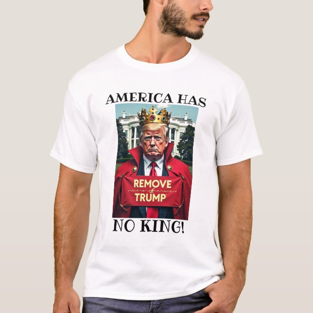 Amerika har ingen Kung T Shirt (Framsida)