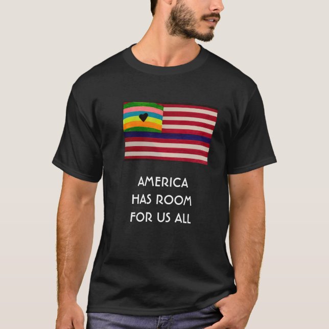 Amerika har rum T-shirt (Framsida)