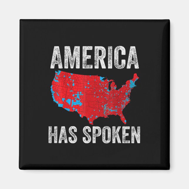 Amerika har talat i Karta under 2024. Magnet (Framsidan)