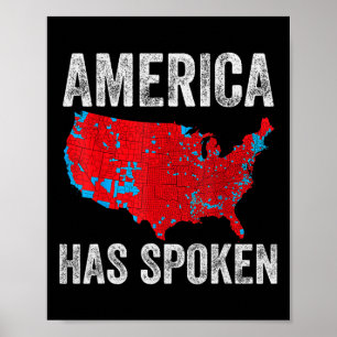 Amerika har talat i Karta under 2024. Poster
