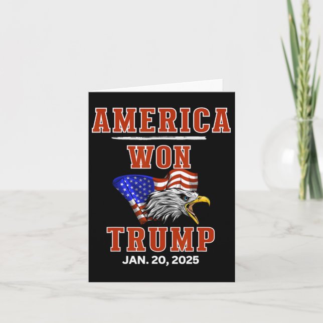 Amerika har vunnit, vi har fått nog av folk kort (Framsida)
