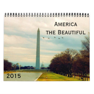 Amerika härlig 2015 kalender