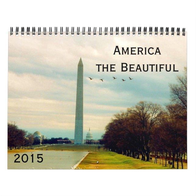 Amerika härlig 2015 kalender (Omslag)