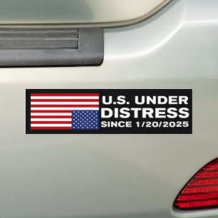 Amerika i distress Anti-Trump Bildekal