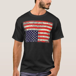 Amerika i nöd upp och ned-Flagga T Shirt