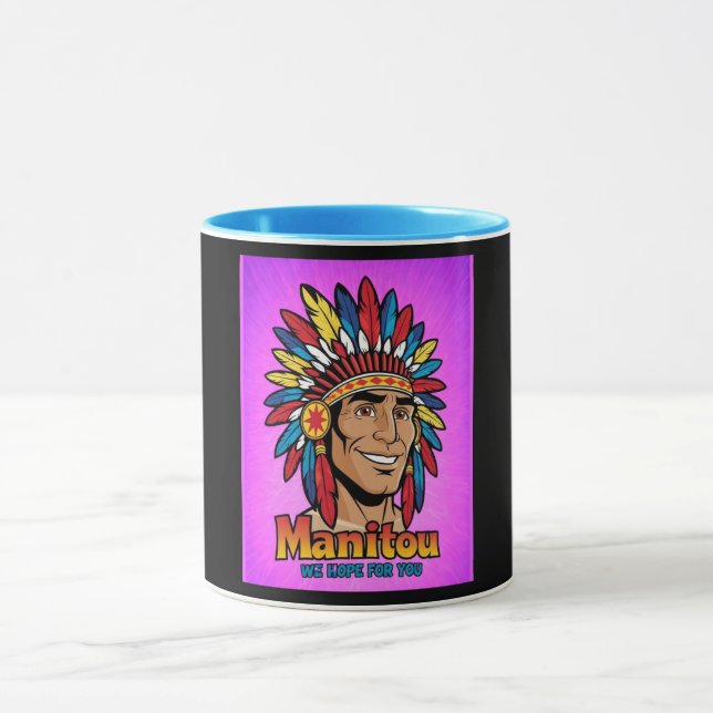 Amerika-Indianer Mugg (Center)