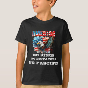 Amerika Inga kungar Inga diktatorer Inga fascister T Shirt