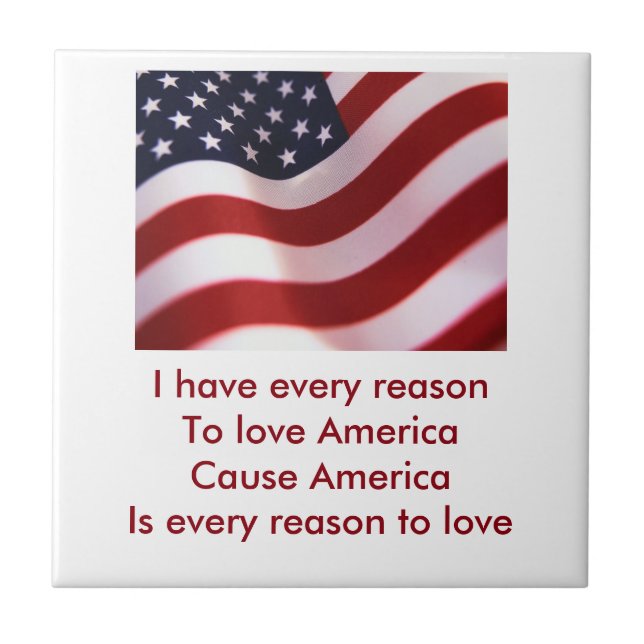 Amerika Kakelplatta (Framsidan)