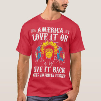 Amerika Kärlek eller Ge tillbaka amerikanska T Shirt