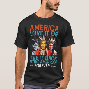 Amerika, Kärlek eller Ge, tillbaka den amerikanska T Shirt