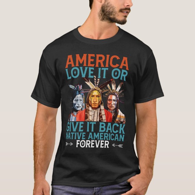 Amerika, Kärlek eller Ge, tillbaka den amerikanska T Shirt (Framsida)