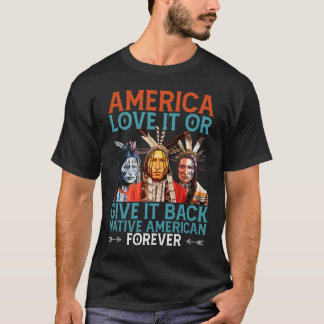 Amerika, Kärlek eller Ge, tillbaka den amerikanska T Shirt