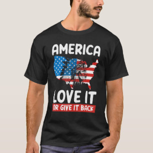 Amerika, Kärlek eller Ge, tillbaka den amerikanska T Shirt
