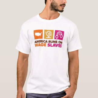 Amerika Kör På T Shirt