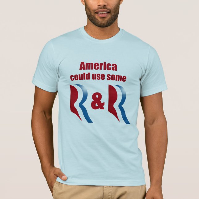 AMERIKA KUNDE ANVÄNDA NÅGOT R OCH R - .PNG T-SHIRT (Framsida)