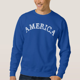 AMERIKA LÅNG ÄRMAD TRÖJA