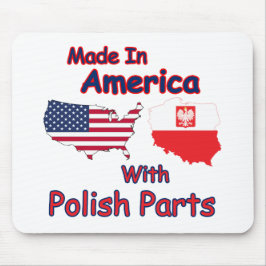 Amerika med polska delar musmatta