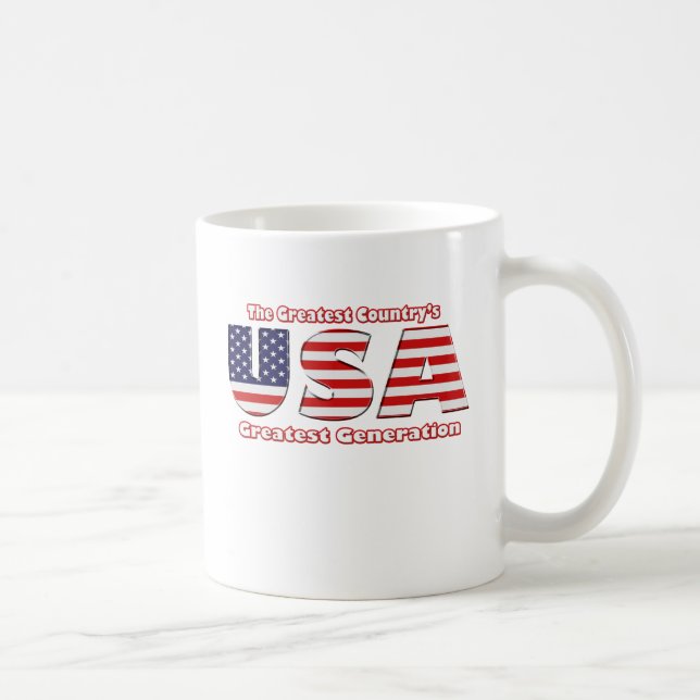Amerika mest underbara generation kaffemugg (Höger)