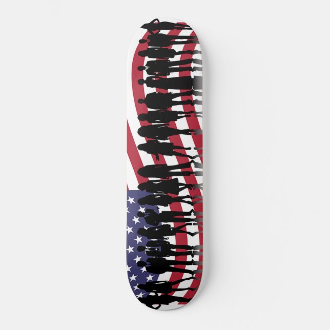 Amerika Mini Skateboard Bräda 18,5 Cm (Framsida)