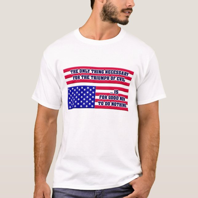 Amerika nödläge tee shirt (Framsida)