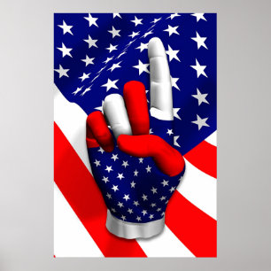 Amerika nummer ett poster
