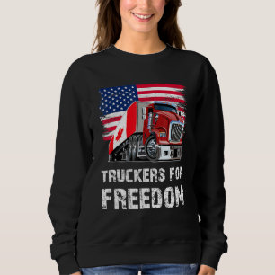 Amerika och Kanada Freedom Convoy 2022 Trucker Vin T Shirt